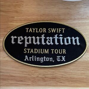 Taylor Swift Black and Gold Reputation Patch
